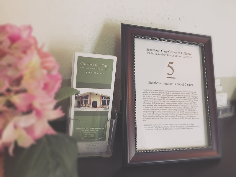 GREENFIELD CARE CENTER OF FULLERTON, LLC nursing home in FULLERTON, CA - Photo 2 of 10