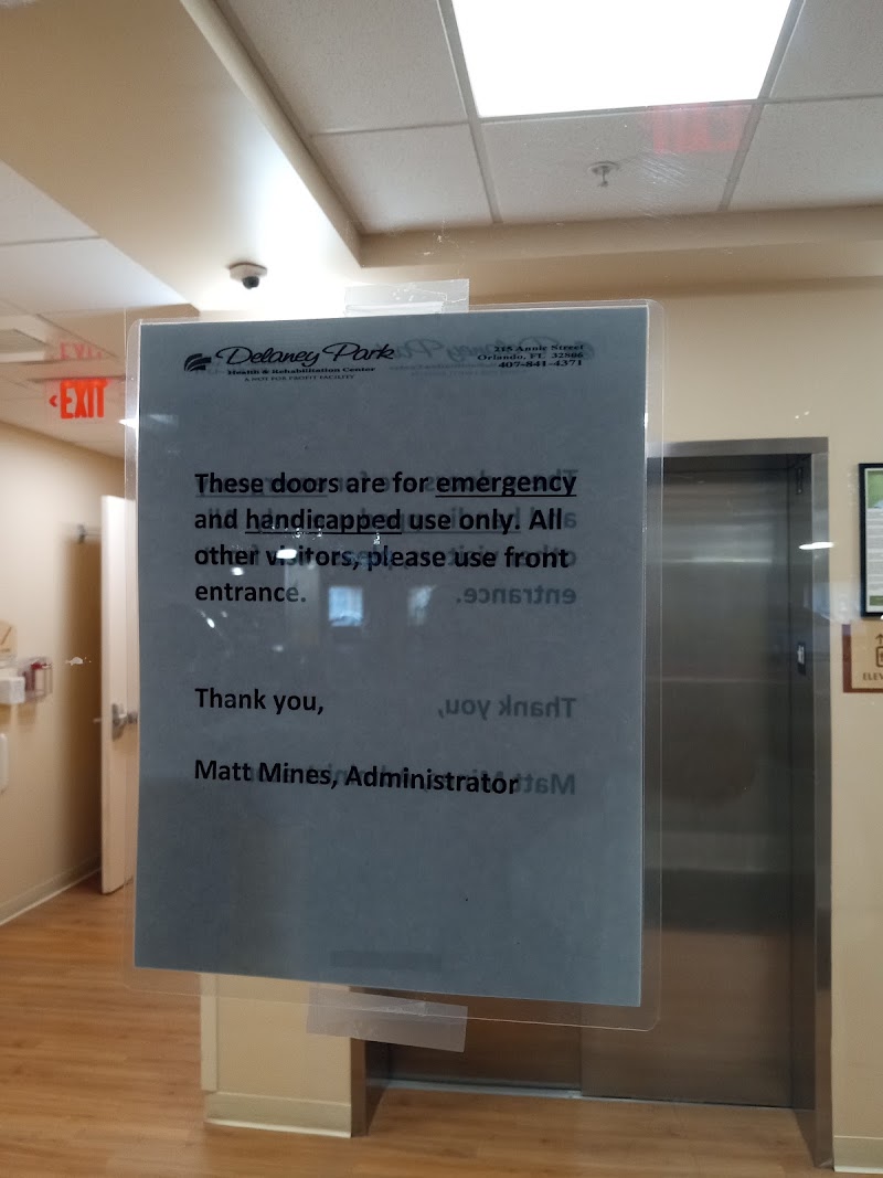 DELANEY PARK HEALTH AND REHABILITATION CENTER nursing home in ORLANDO, FL - Photo 3 of 5