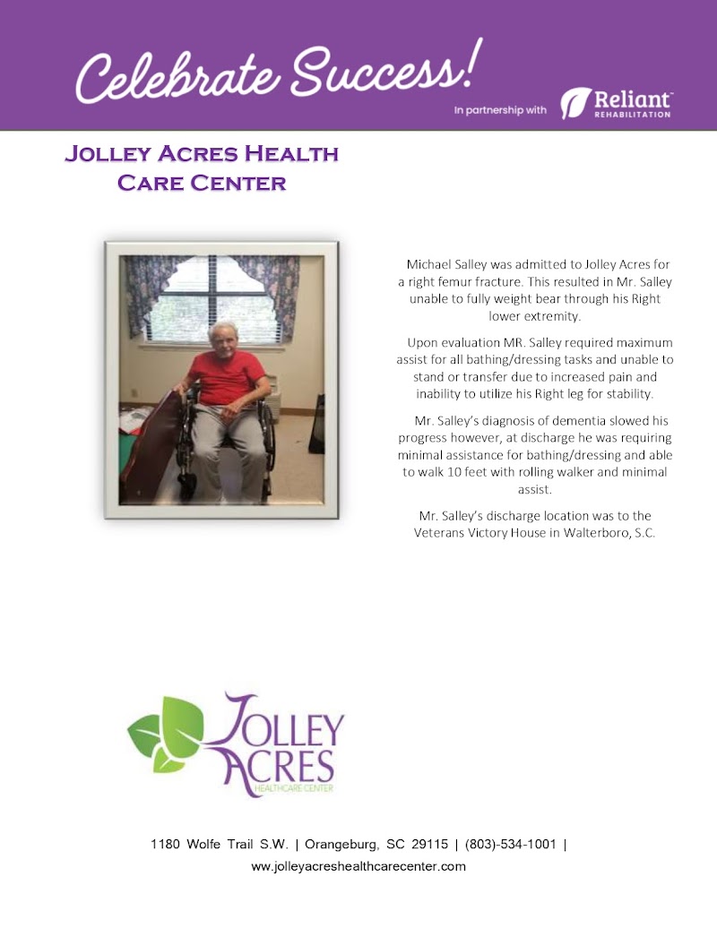 Jolley Acres Healthcare Center nursing home in Orangeburg, SC - Photo 3 of 10